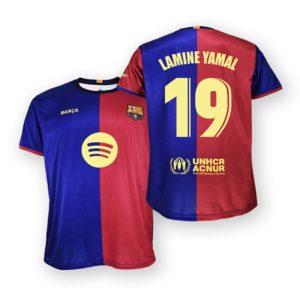 camiseta infantil lamine yamal fc barcelona 2024 25 replica oficial 01