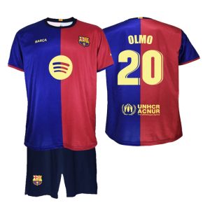 conjunto infantil dani olmo fc barcelona 2024 25 replica oficial 01