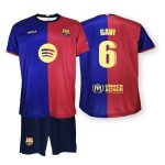 conjunto infantil gavi fc barcelona 2024 25 replica oficial 01