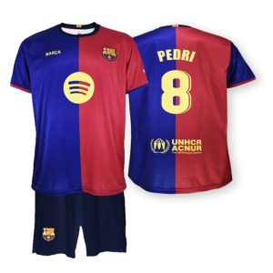 conjunto infantil pedri fc barcelona 2024 25 replica oficial 01