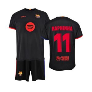 conjunto infantil raphinha 2a equip 24 25 replica oficial 01